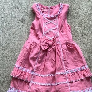 SOLD Girls Pink Dress